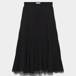 Wilfred black Pleated Skirt
